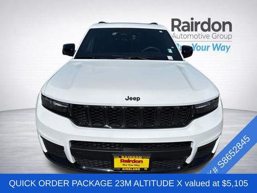Bright White Clearcoat 2025 Jeep Grand Cherokee L Altitude
