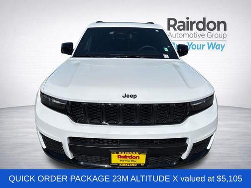 Bright White Clearcoat 2025 Jeep Grand Cherokee L Altitude