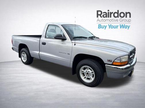 silver 1999 Dodge Dakota SLT