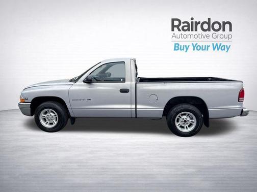 silver 1999 Dodge Dakota SLT
