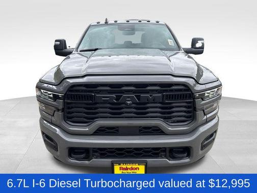 Ceramic Gray Clearcoat 2026 RAM 3500 Big Horn Crew Cab 4x4 8' Box