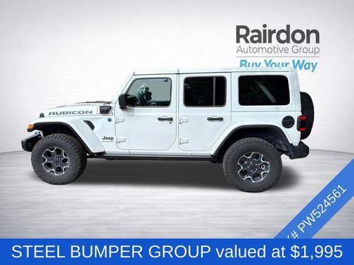 Bright White Clearcoat 2023 Jeep Wrangler 4xe Rubicon