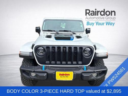 Bright White Clearcoat 2023 Jeep Wrangler 4xe Rubicon