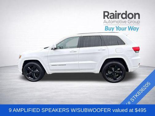 Bright White Clearcoat 2015 Jeep Grand Cherokee Altitude