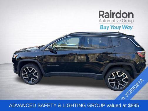 Diamond Black Crystal Pearlcoat 2018 Jeep Compass Limited