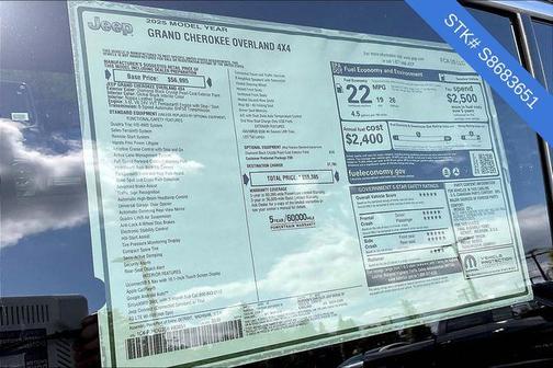 2025 Jeep Grand Cherokee Overland