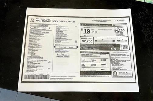 2025 RAM 1500 Big Horn/Lone Star