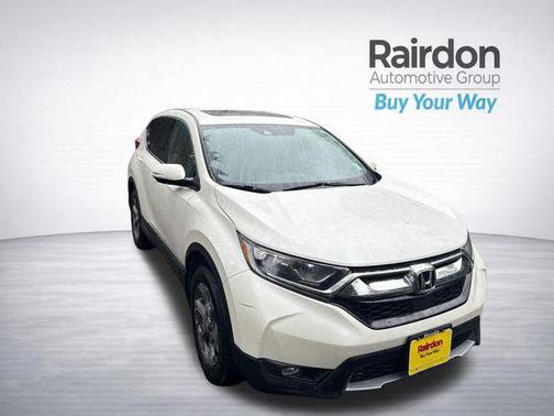 White Diamond Pearl 2018 Honda CR-V EX-L
