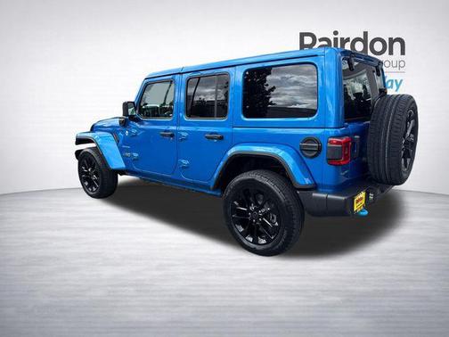 Hydro Blue Pearlcoat 2024 Jeep Wrangler 4xe Sahara