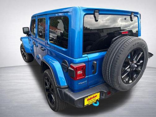Hydro Blue Pearlcoat 2024 Jeep Wrangler 4xe Sahara