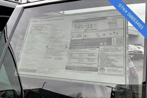 2025 Jeep Grand Cherokee 4xe Overland