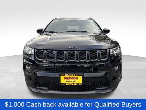 Diamond Black Crystal Pearlcoat 2026 Jeep Compass Latitude