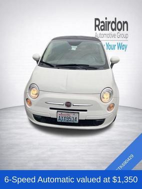 Bianco (White) 2015 FIAT 500 Pop