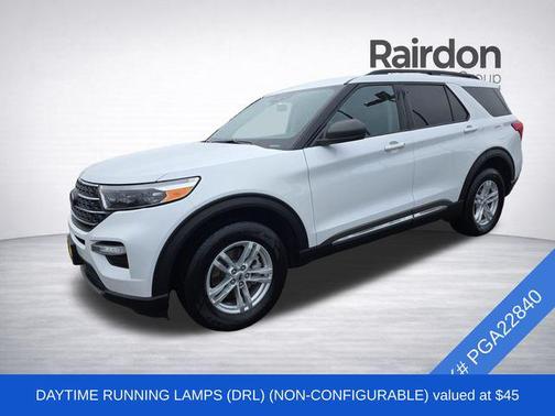 OXFORD WHITE 2023 Ford Explorer XLT