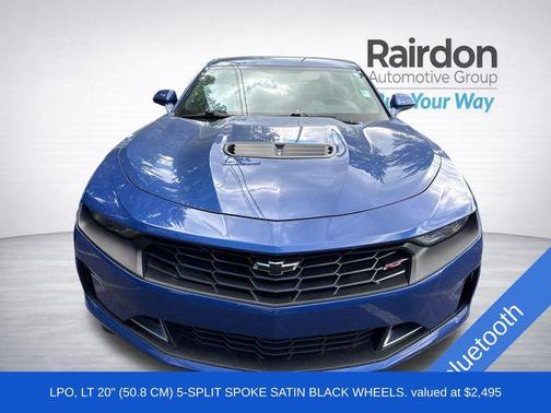 Riverside Blue Metallic 2021 Chevrolet Camaro RWD Coupe LT1