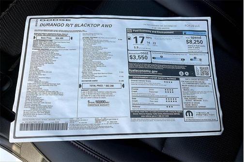 2025 Dodge Durango R/T Plus AWD