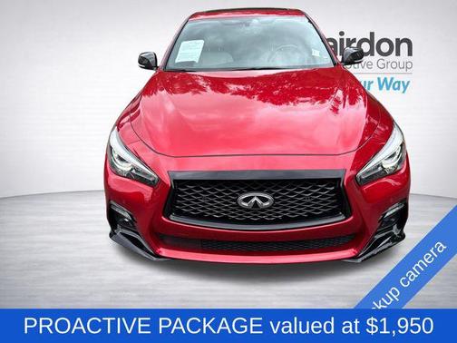 Dynamic Sunstone Red 2021 INFINITI Q50 3.0t RED SPORT 400