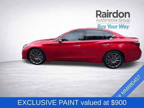 Dynamic Sunstone Red 2021 INFINITI Q50 3.0t RED SPORT 400