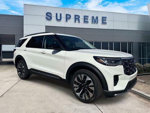 STAR WHITE MET TRI-COAT 2026 Ford Explorer Platinum