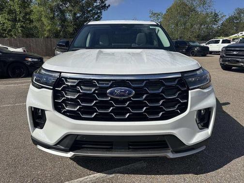 STAR WHITE MET TRI-COAT 2026 Ford Explorer Platinum