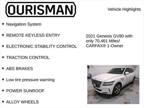 2021 Genesis GV80 3.5T