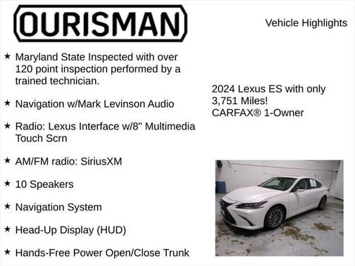2024 Lexus ES 300h Ultra Luxury