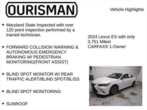 2024 Lexus ES 300h Ultra Luxury
