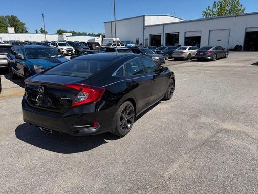 Aegean Blue Metallic 2020 Honda Civic Sport