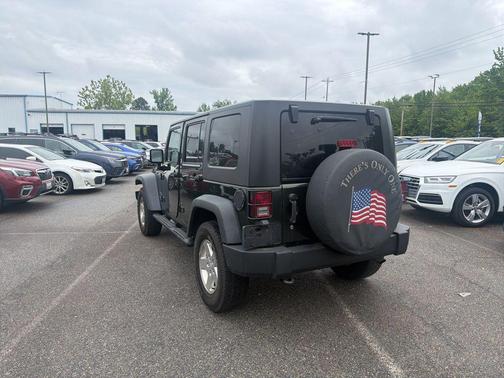 Green 2010 Jeep Wrangler Unlimited Sport