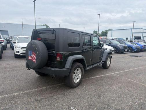 Green 2010 Jeep Wrangler Unlimited Sport