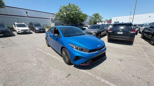Sporty Blue 2023 Kia Forte GT-Line