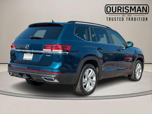 Tourmaline Blue Metallic 2022 Volkswagen Atlas 3.6L SE w/Technology