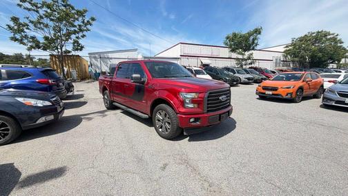 Ruby Red Metallic Tinted Clearcoat 2017 Ford F-150 XLT