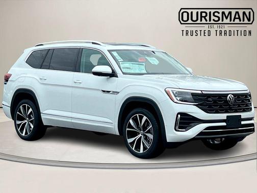 White Pearl 2026 Volkswagen Atlas 2.0T SEL Premium R-Line 4MOTION