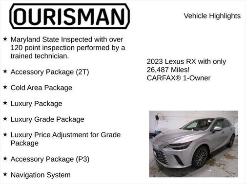 2023 Lexus RX 350 Luxury