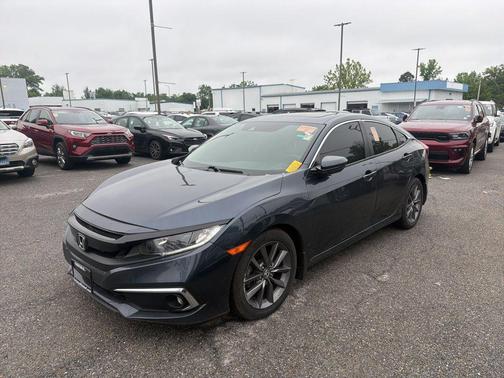 Gray 2021 Honda Civic EX