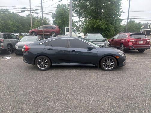 Gray 2021 Honda Civic EX