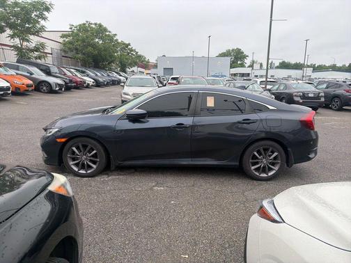 Gray 2021 Honda Civic EX