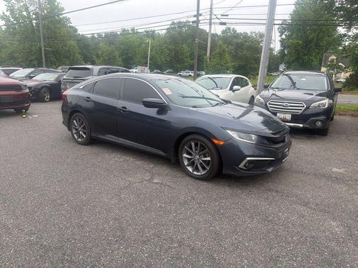 Gray 2021 Honda Civic EX