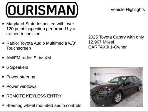 2025 Toyota Camry LE