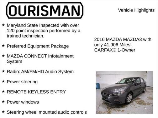 2016 Mazda Mazda3 i Sport