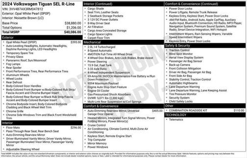 2024 Volkswagen Tiguan 2.0T SEL R-Line 4MOTION