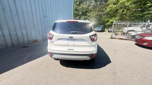 White Platinum Clearcoat Metallic 2017 Ford Escape Titanium