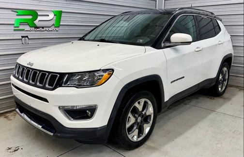 White Clearcoat 2018 Jeep Compass Limited