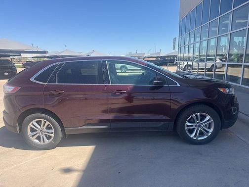 Burgundy 2018 Ford Edge SEL