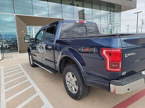 Blue 2017 Ford F-150 Lariat
