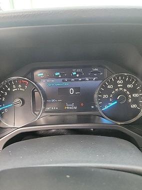 Blue 2017 Ford F-150 Lariat
