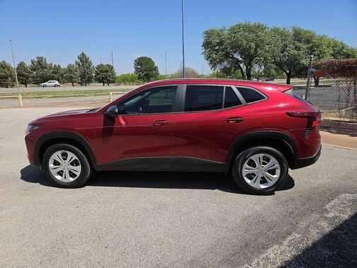 Crimson Metallic 2025 Chevrolet Trax LS
