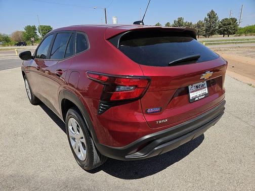 Crimson Metallic 2025 Chevrolet Trax LS