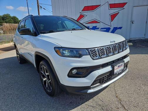 Bright White Clearcoat 2025 Jeep Compass Limited
